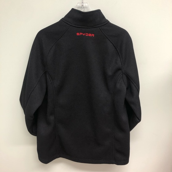 Spyder | Men's Full Zip Sweater | Black - Picture 2 of 3